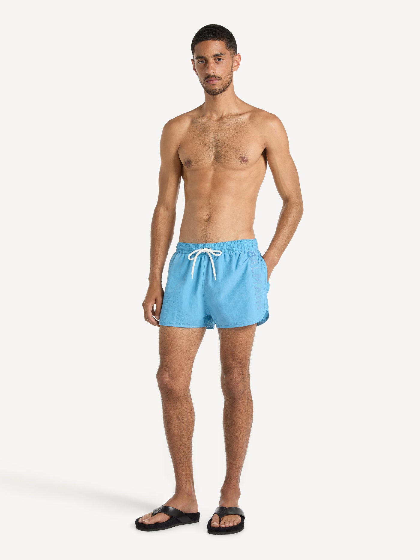 Balmain embroidered swim shorts