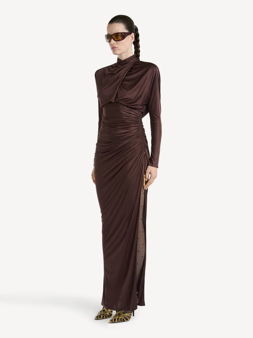 Long flowing jersey dress