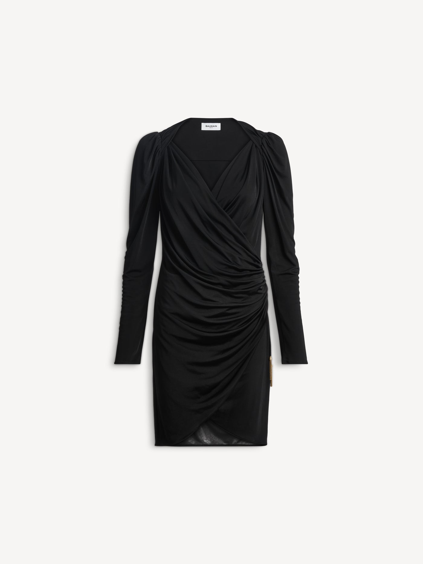 Draped flowing jersey dress