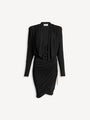 Draped flowing jersey dress