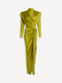 Long silk chiffon dress