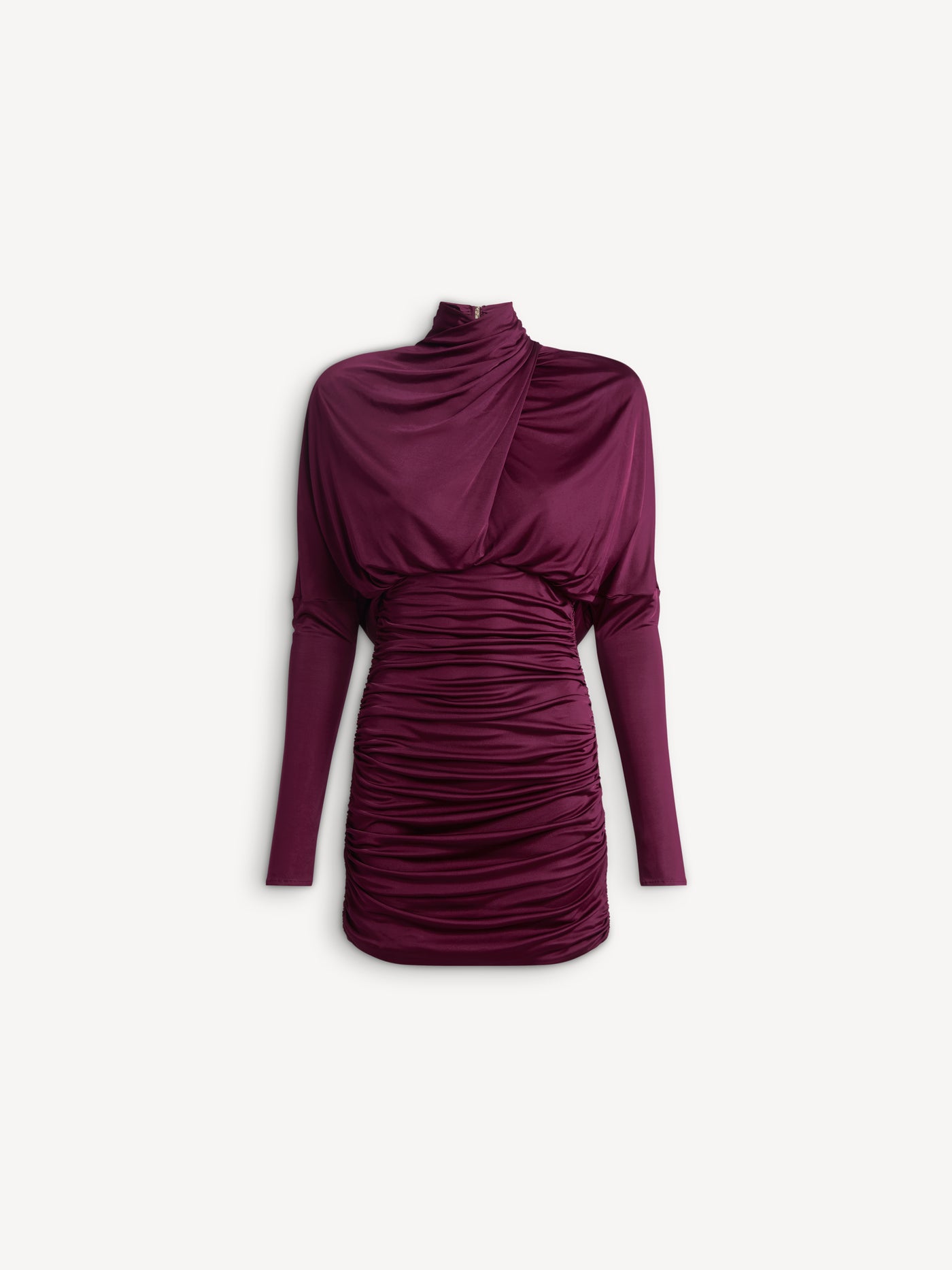 Draped flowing jersey dress