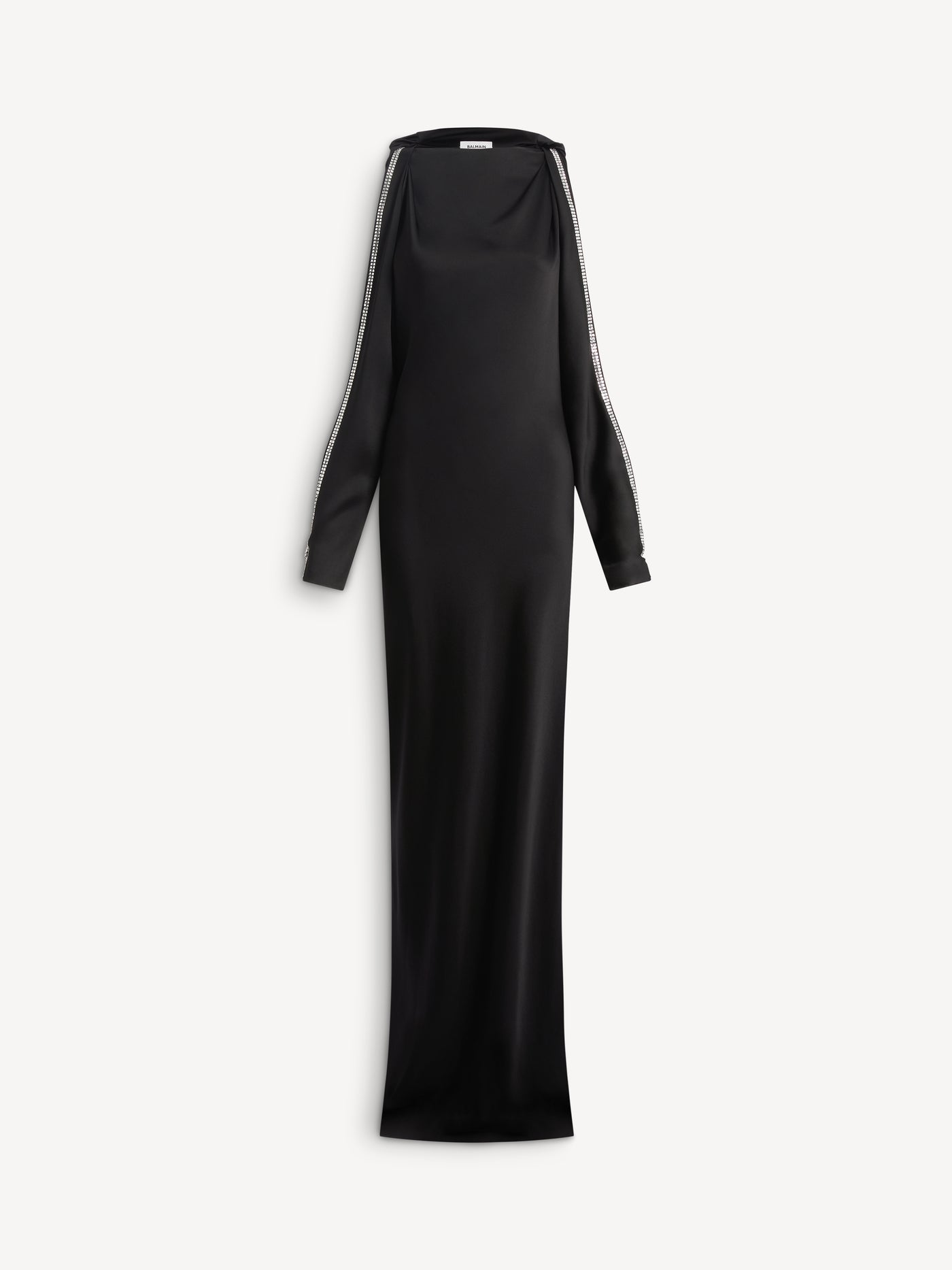 Cady crepe dress with crystals