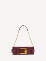 Anthem calfskin leather clutch