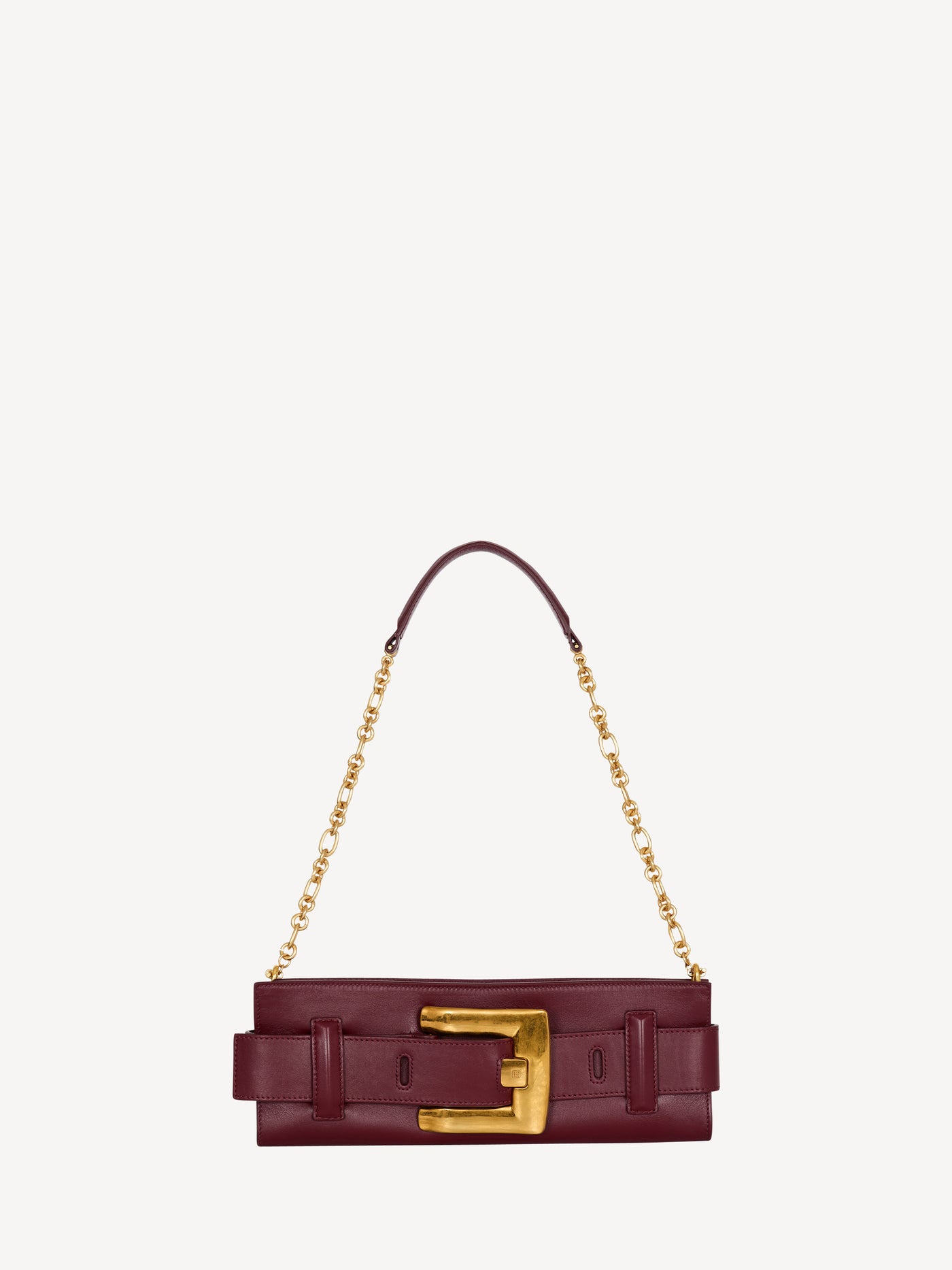 Anthem calfskin leather clutch