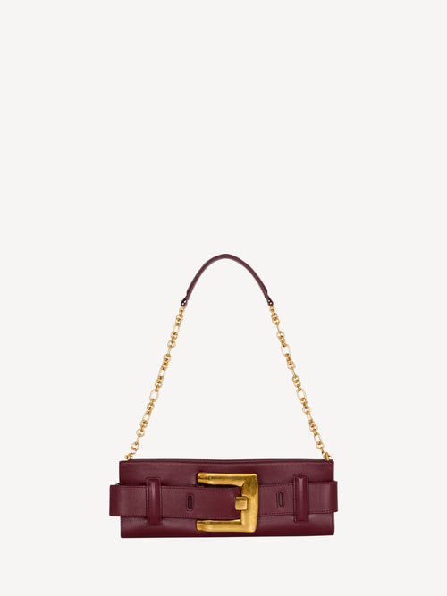 Anthem calfskin leather clutch