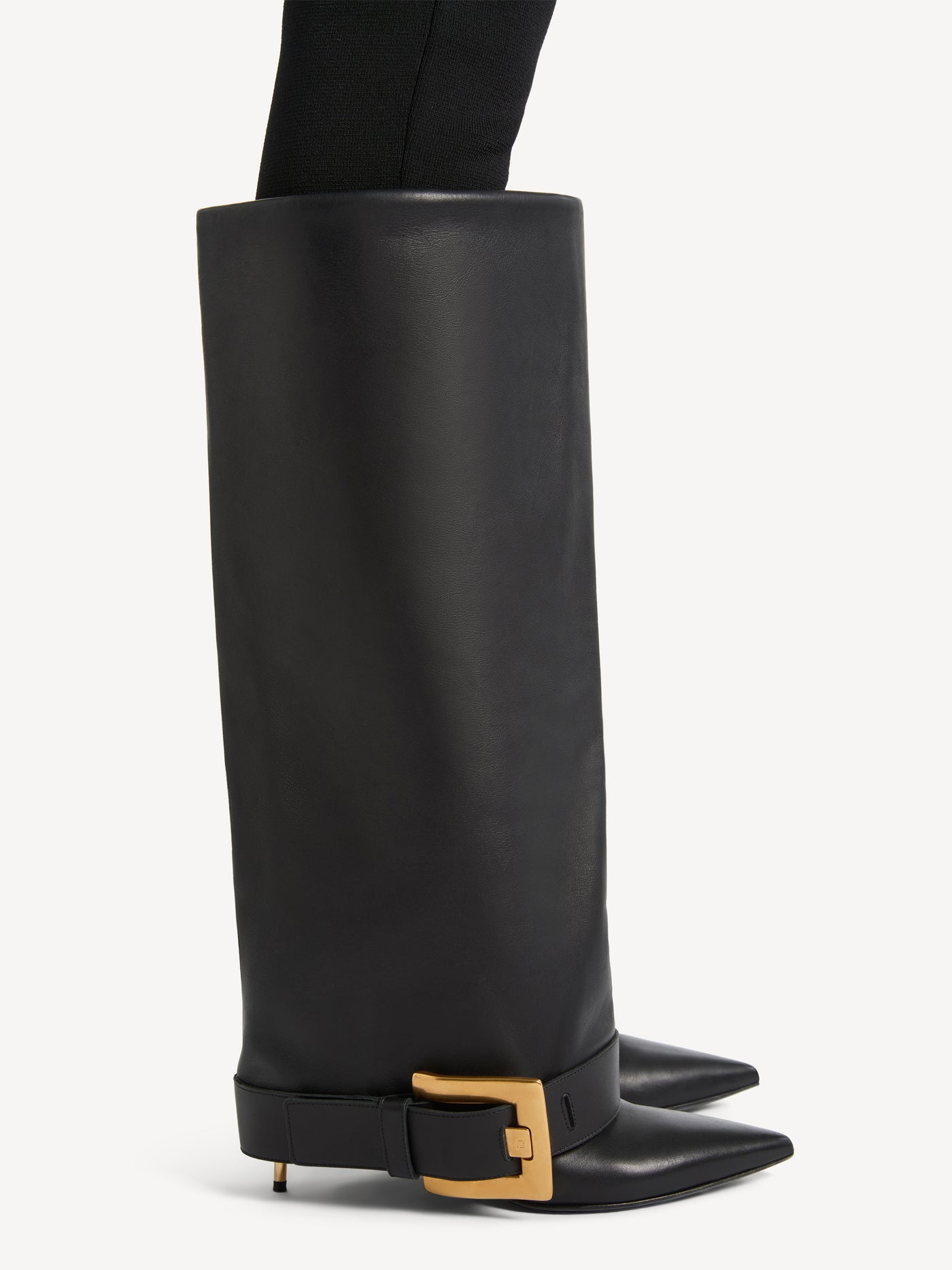 Anthem calfskin leather boots