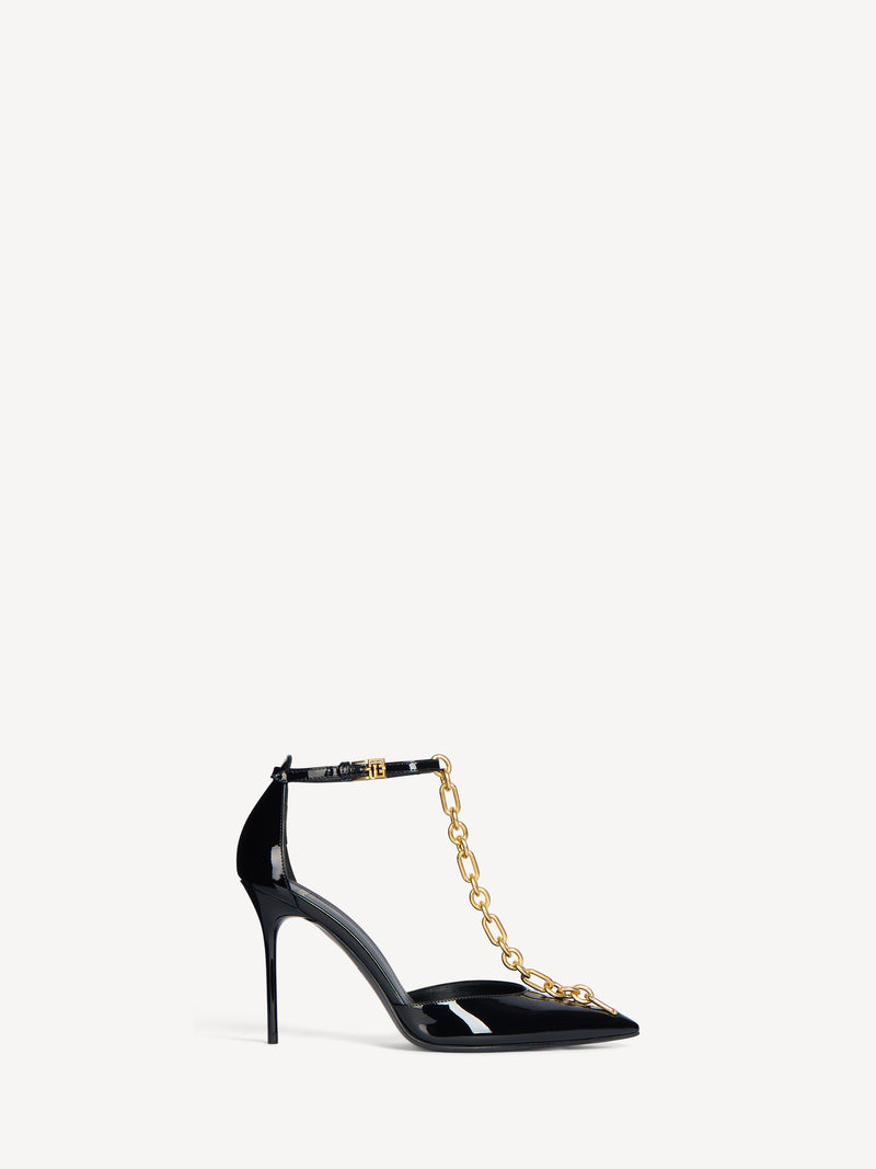 Sync patent leather stilettos