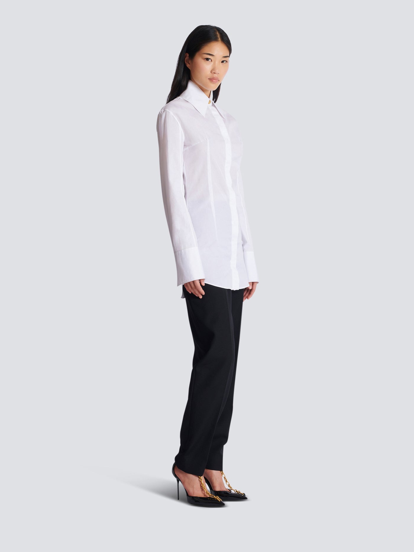 Cotton poplin shirt