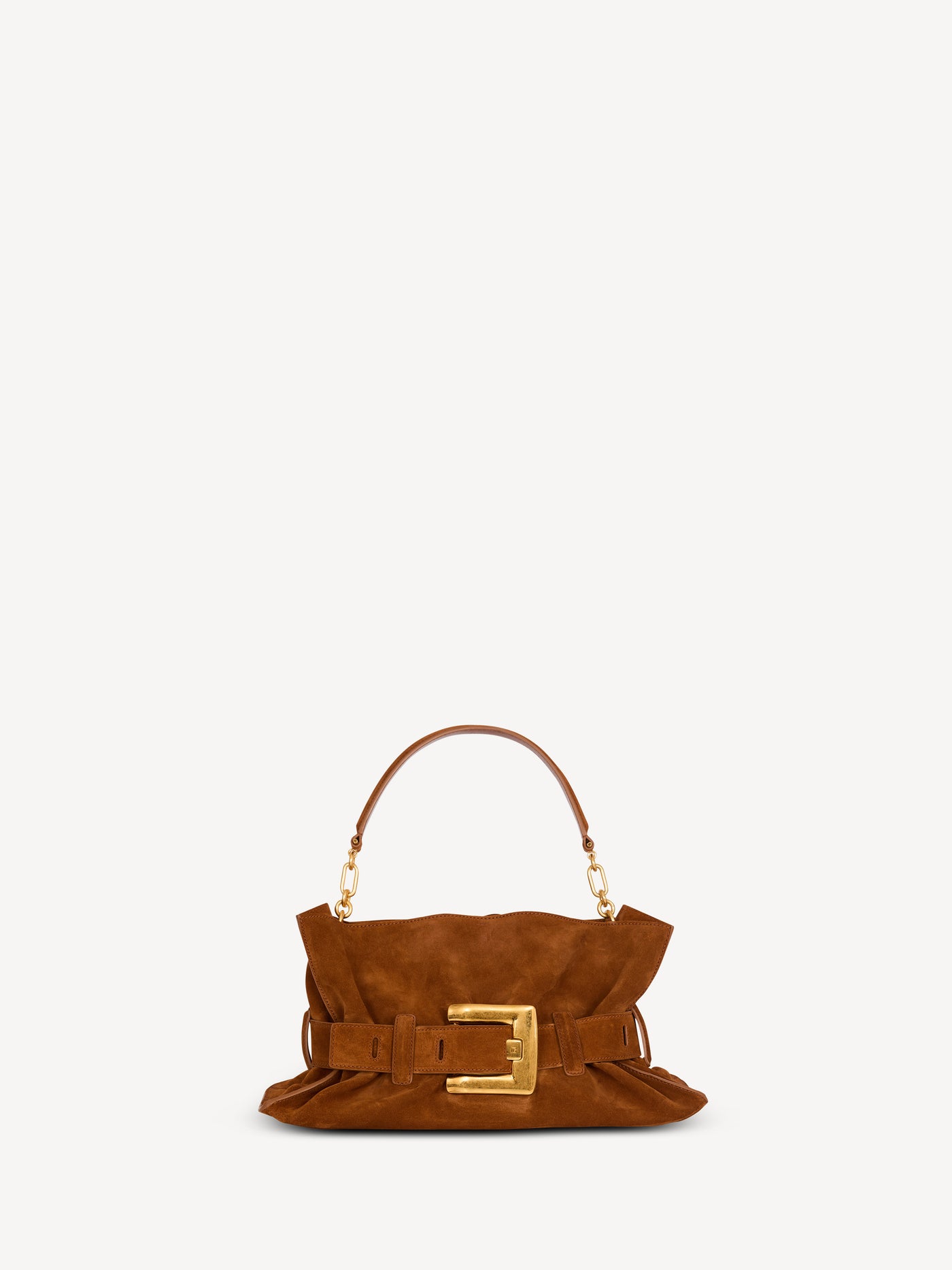 Anthem Medium suede leather bag