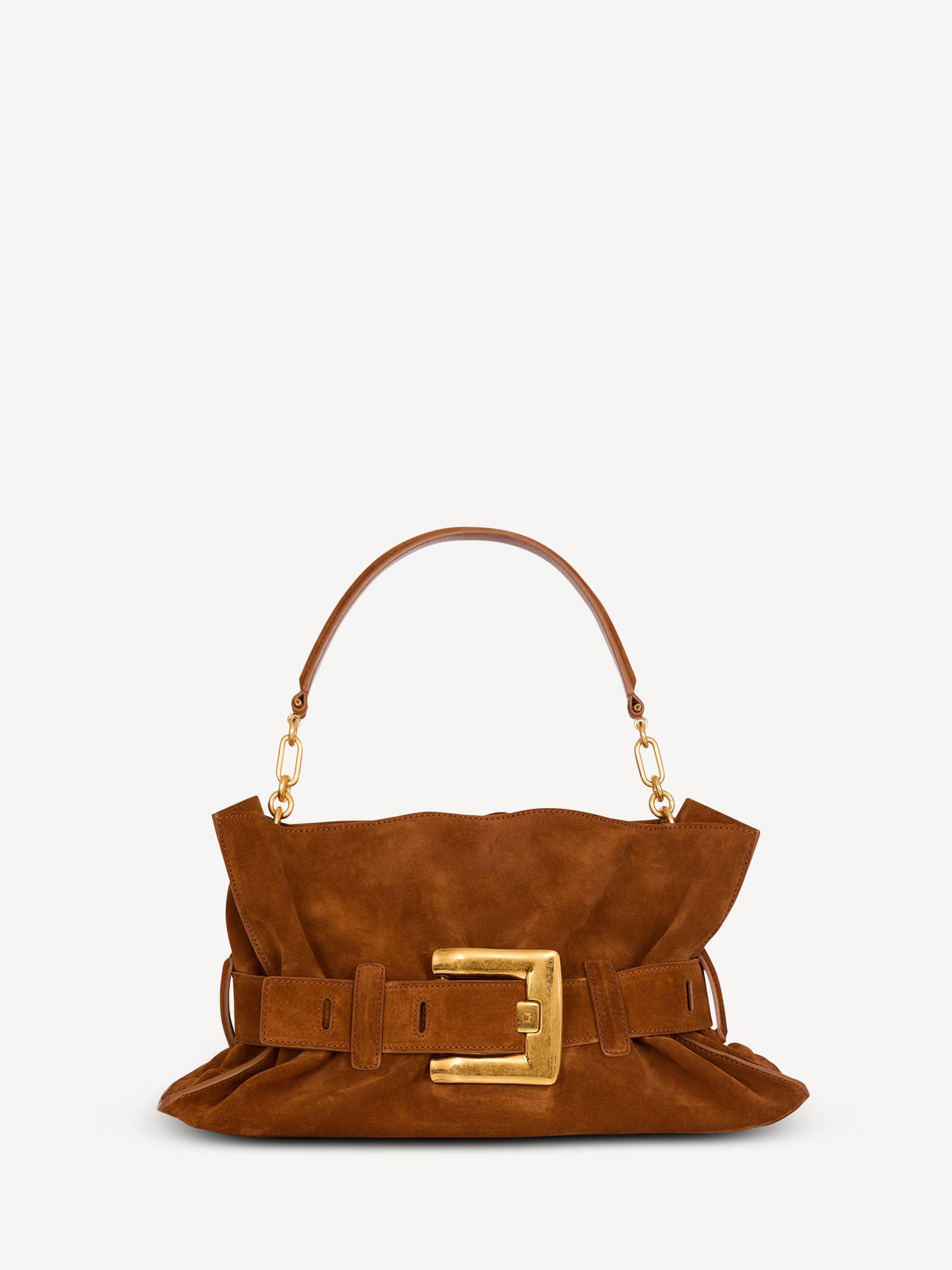 Anthem Medium suede leather bag
