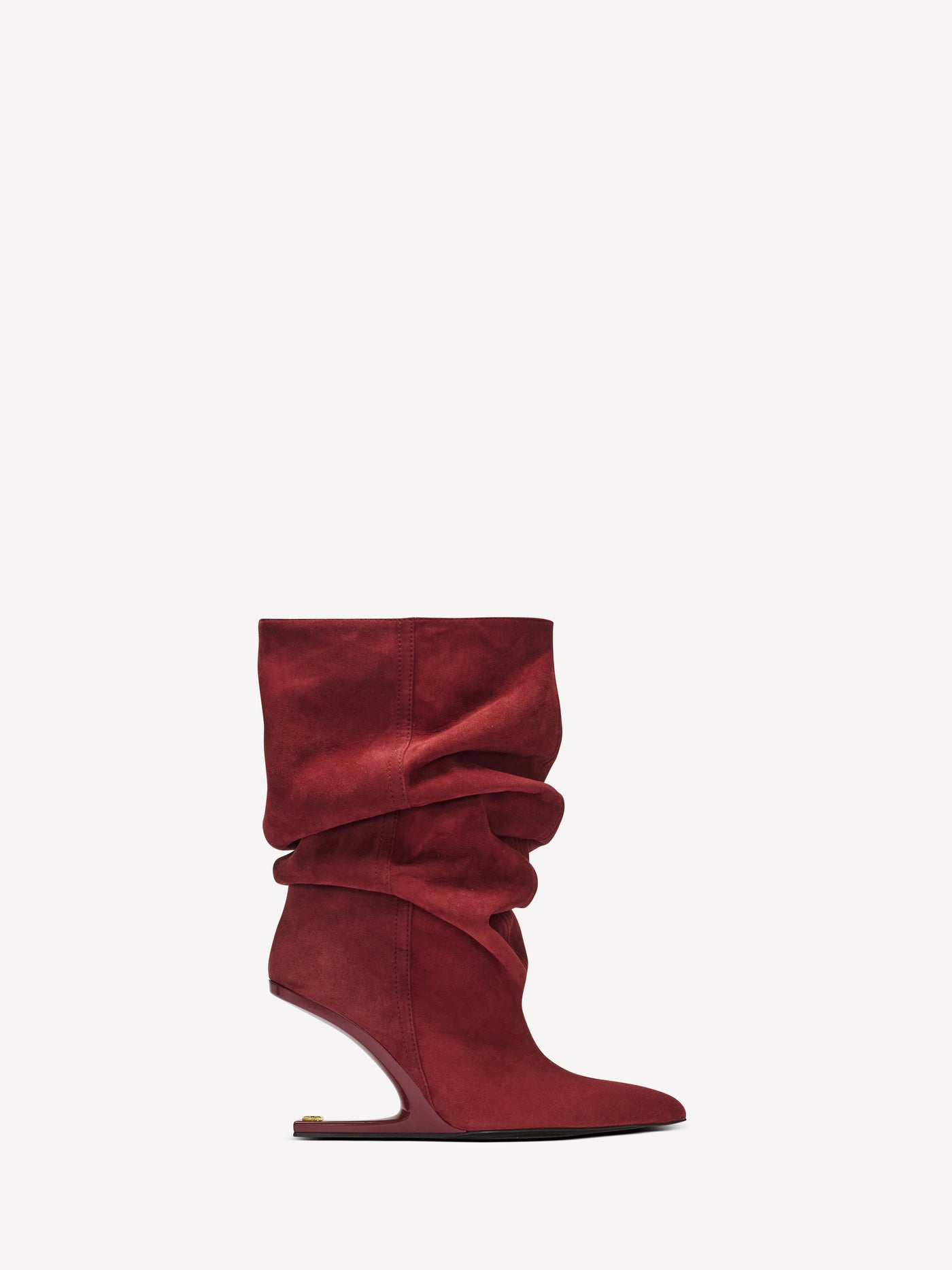 No Wedge suede ankle boots