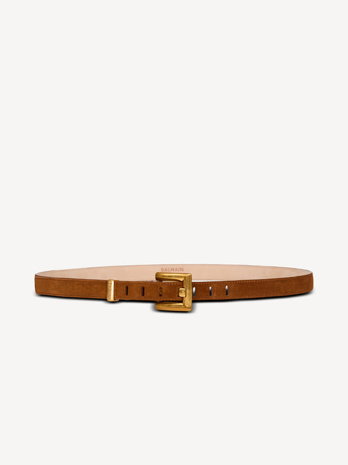 Anthem suede leather belt