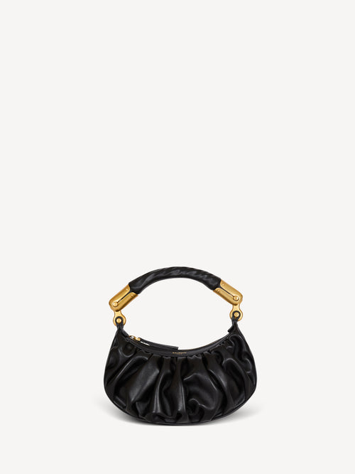 Ébène Mini bag in calfskin leather