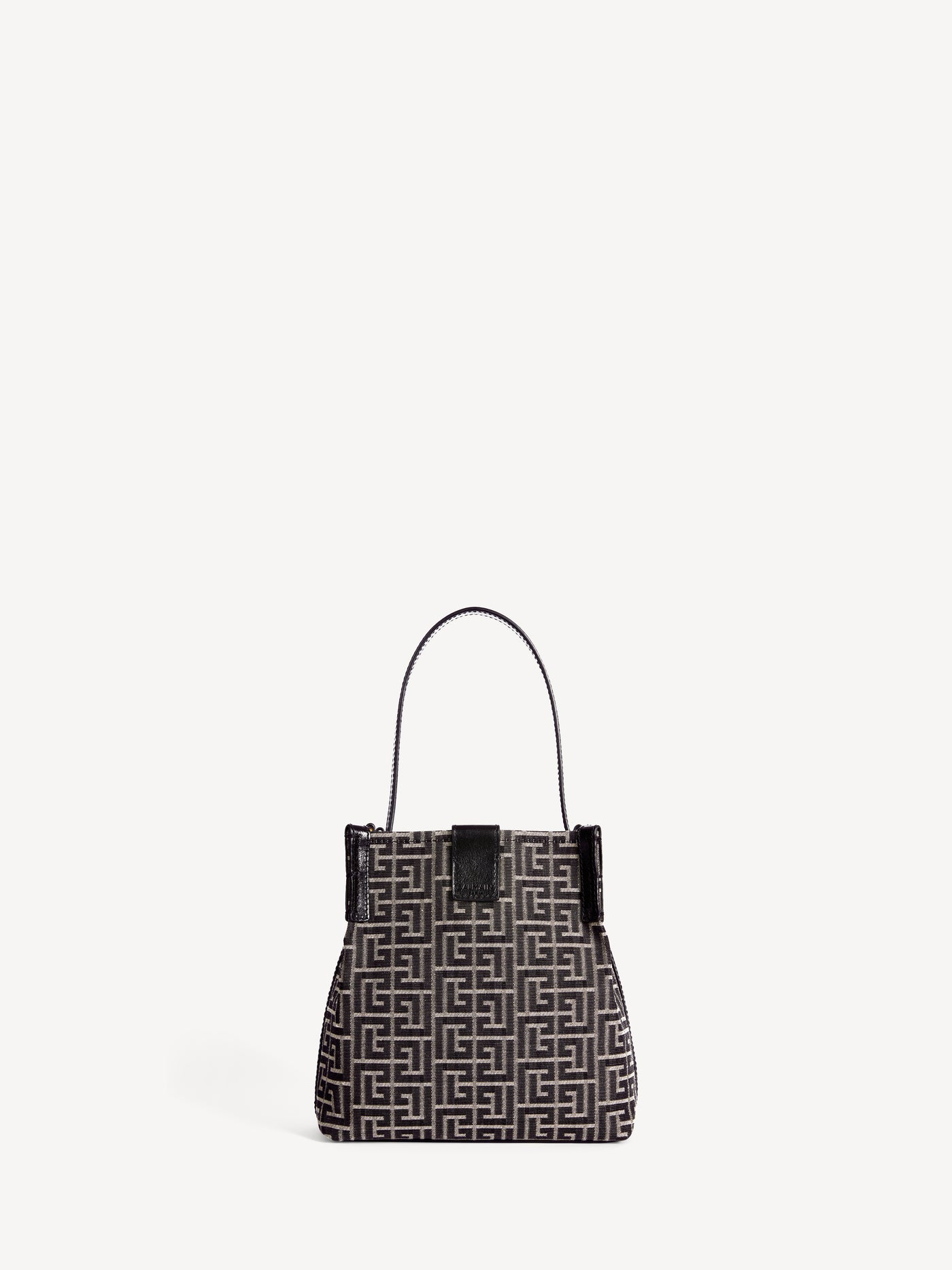 Release Bucket bag in jacquard and calfskin