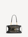 Leather and monogram jacquard Anthem bag