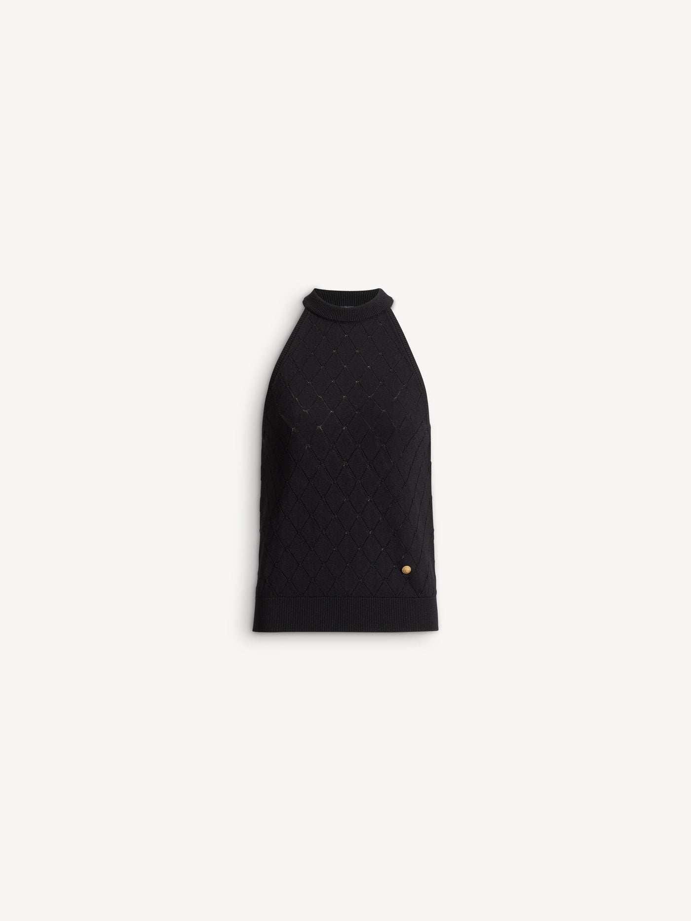 Sleeveless knit top