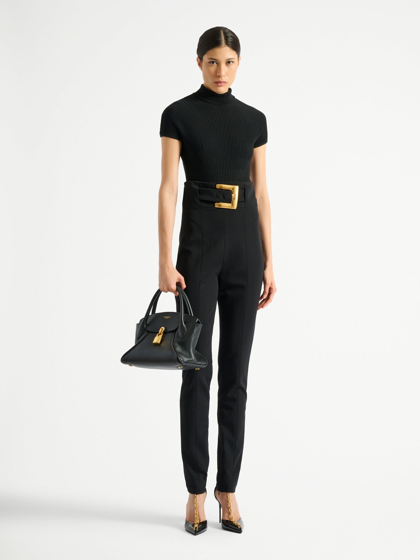 Ribbed knit bodysuit