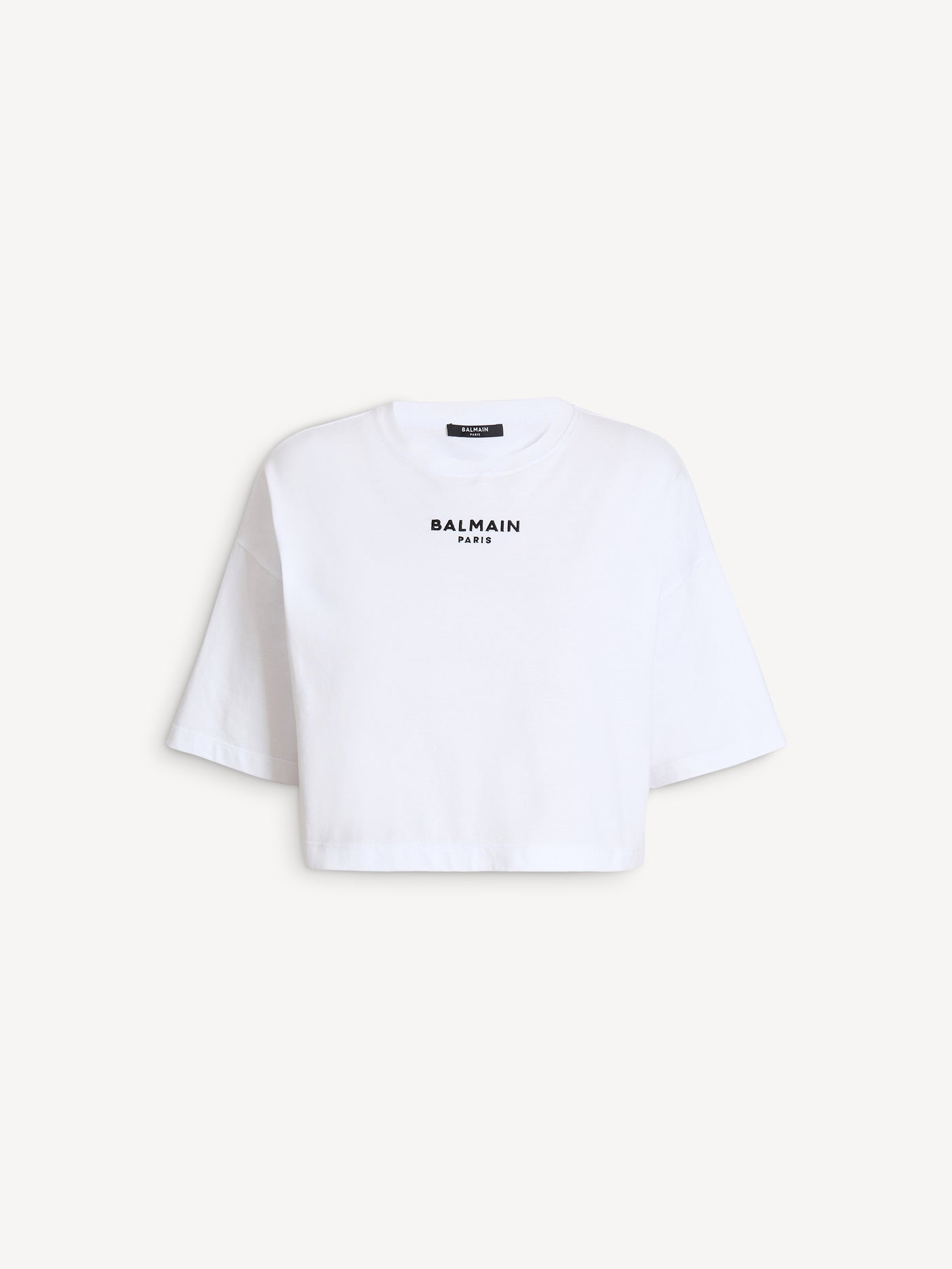 Embroidered Balmain Paris T-shirt