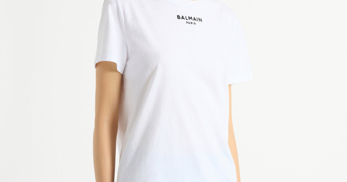 Balmain Paris 刺しゅうTシャツ ホワイト - レディース | BALMAIN