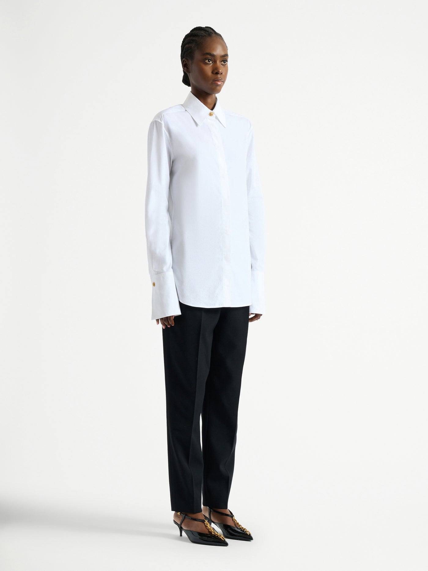 Cotton poplin shirt