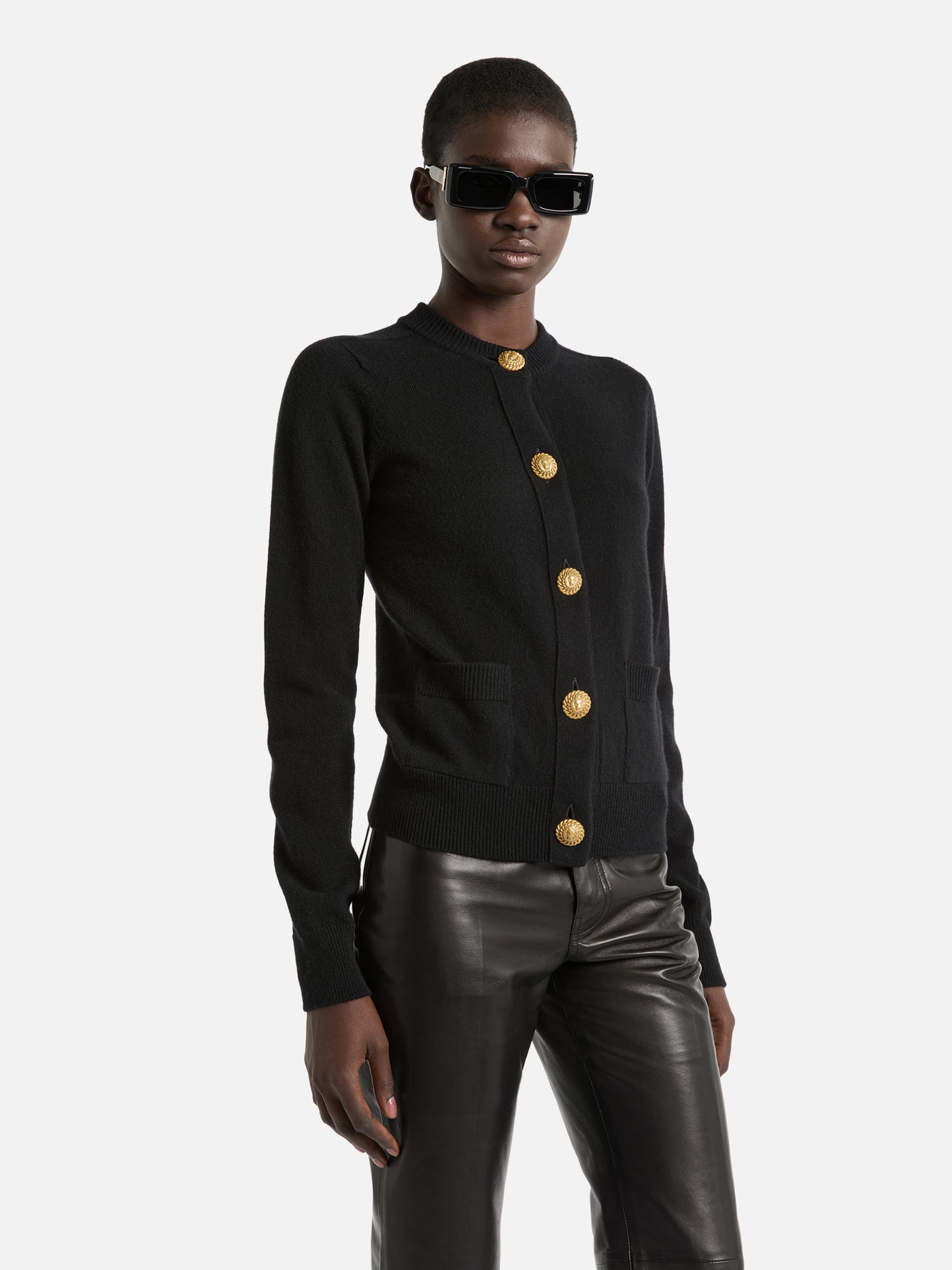 Eco-cashmere cardigan