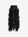 Long ruffled skirt