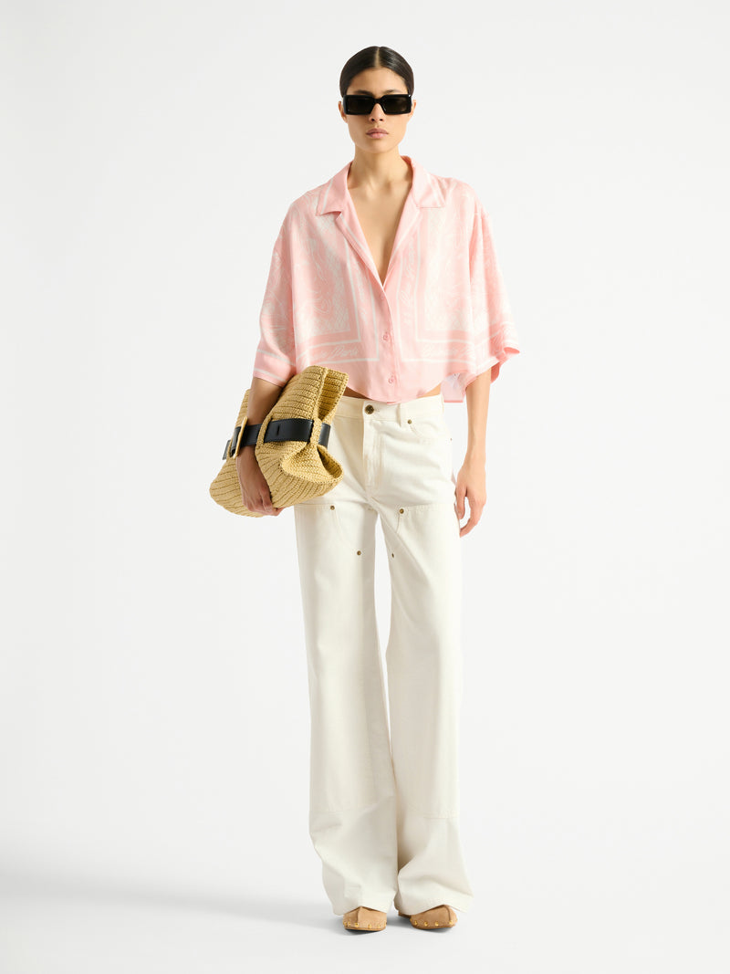 Loose-fit denim jeans