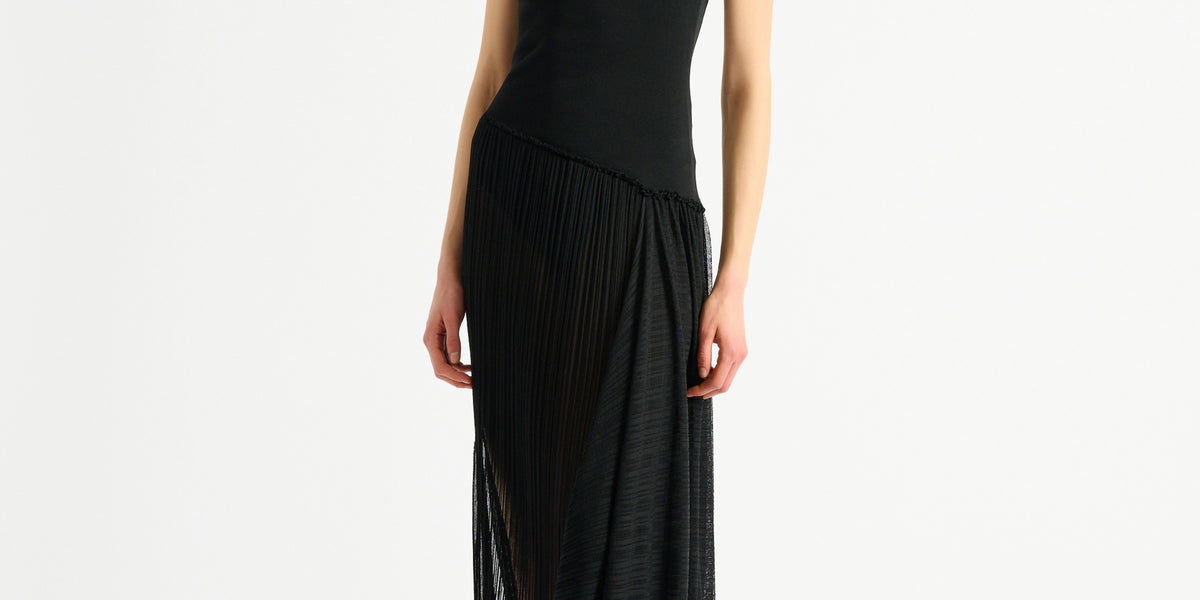 solace london dolly maxi dress Long draped viscose black - Women Collection:Island Goddess - Indigo inv-185 5% elastane YOURS Plus Size Black