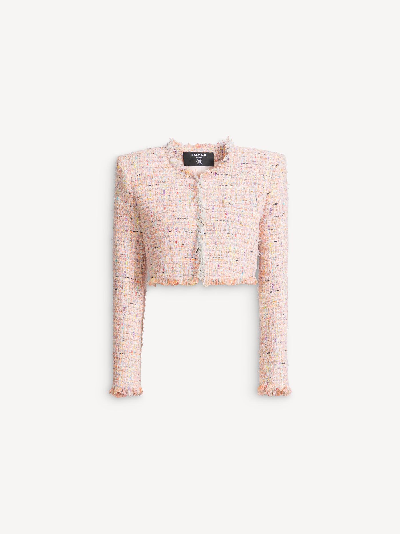 Cropped tweed jacket