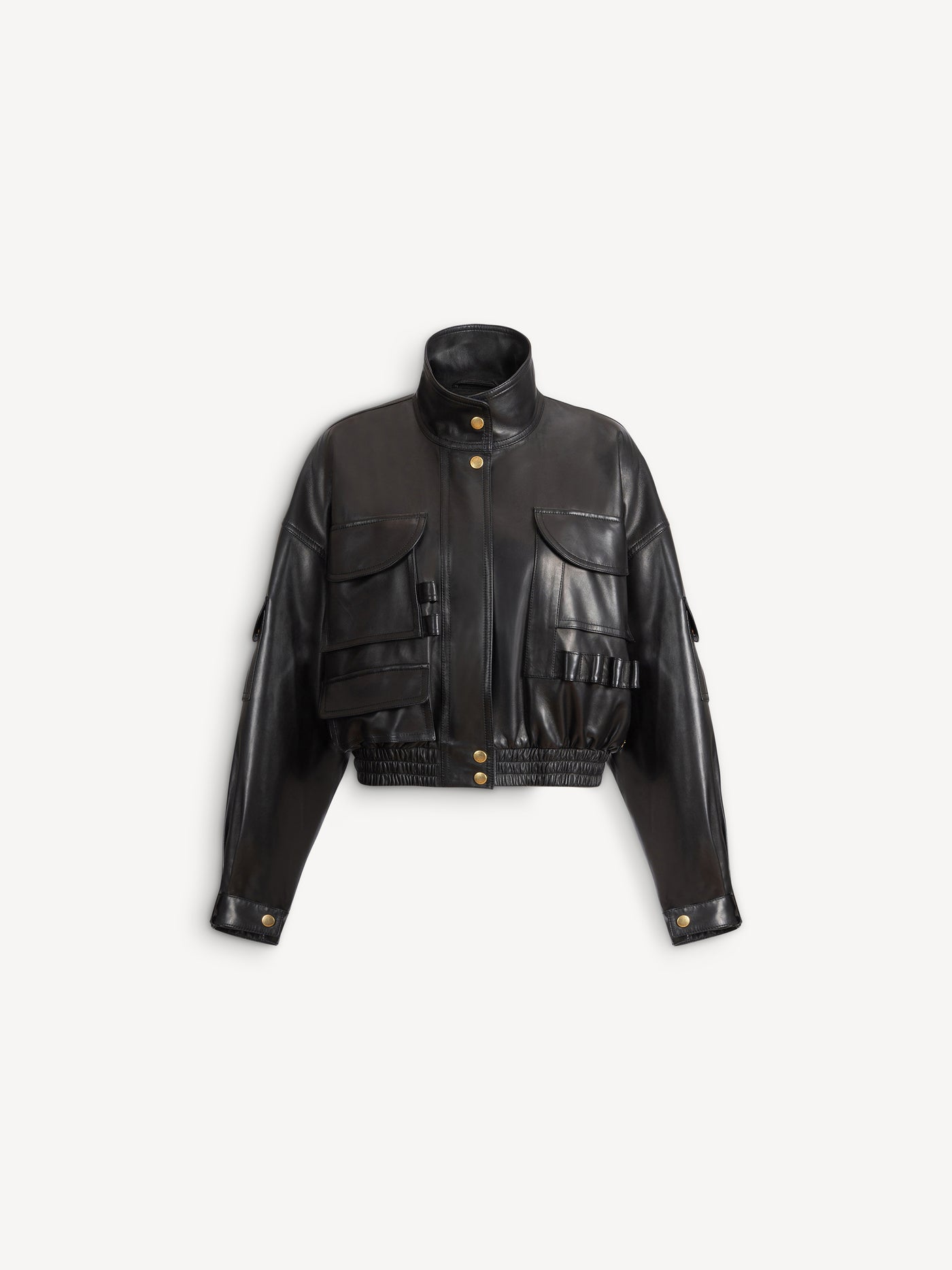 Lambskin bomber jacket