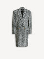 Long tweed coat