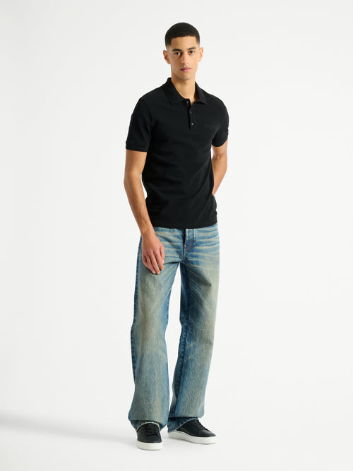 Embroidered Balmain Vintage polo
