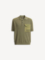 Balmain Vintage Utility ribbed knit polo