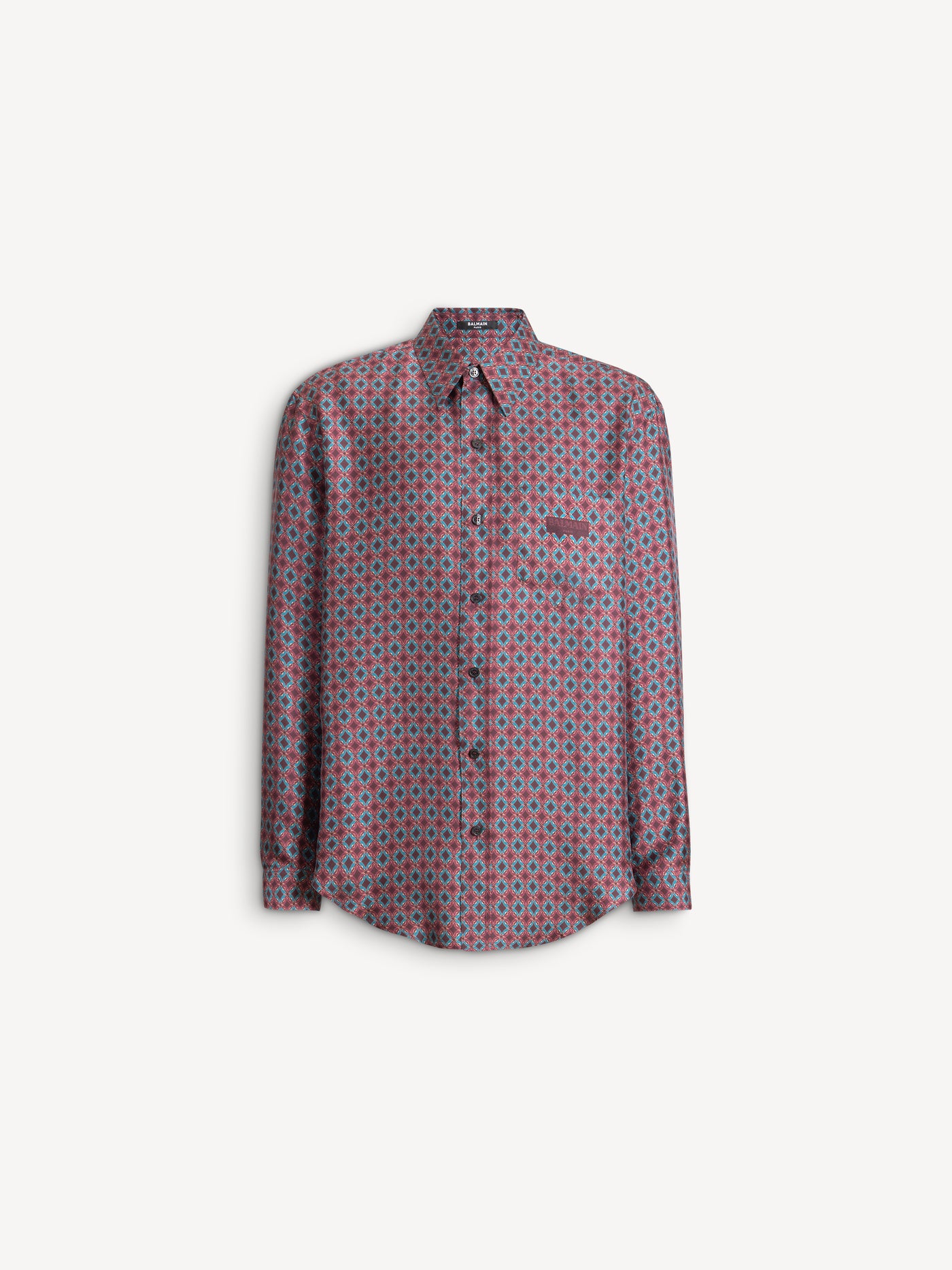 Printed silk shirt