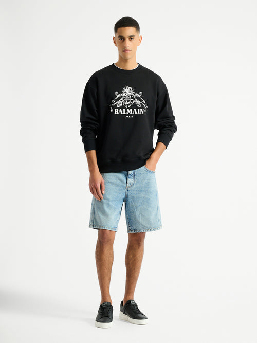 Printed Balmain Vine sweatshirt