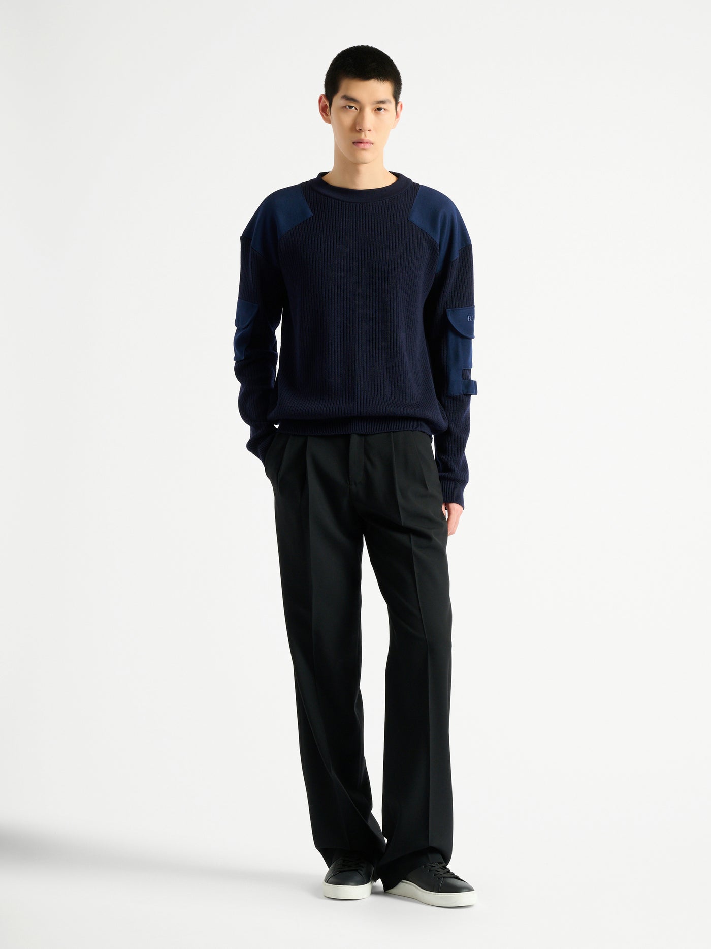 Wool Balmain Vintage Utility jumper
