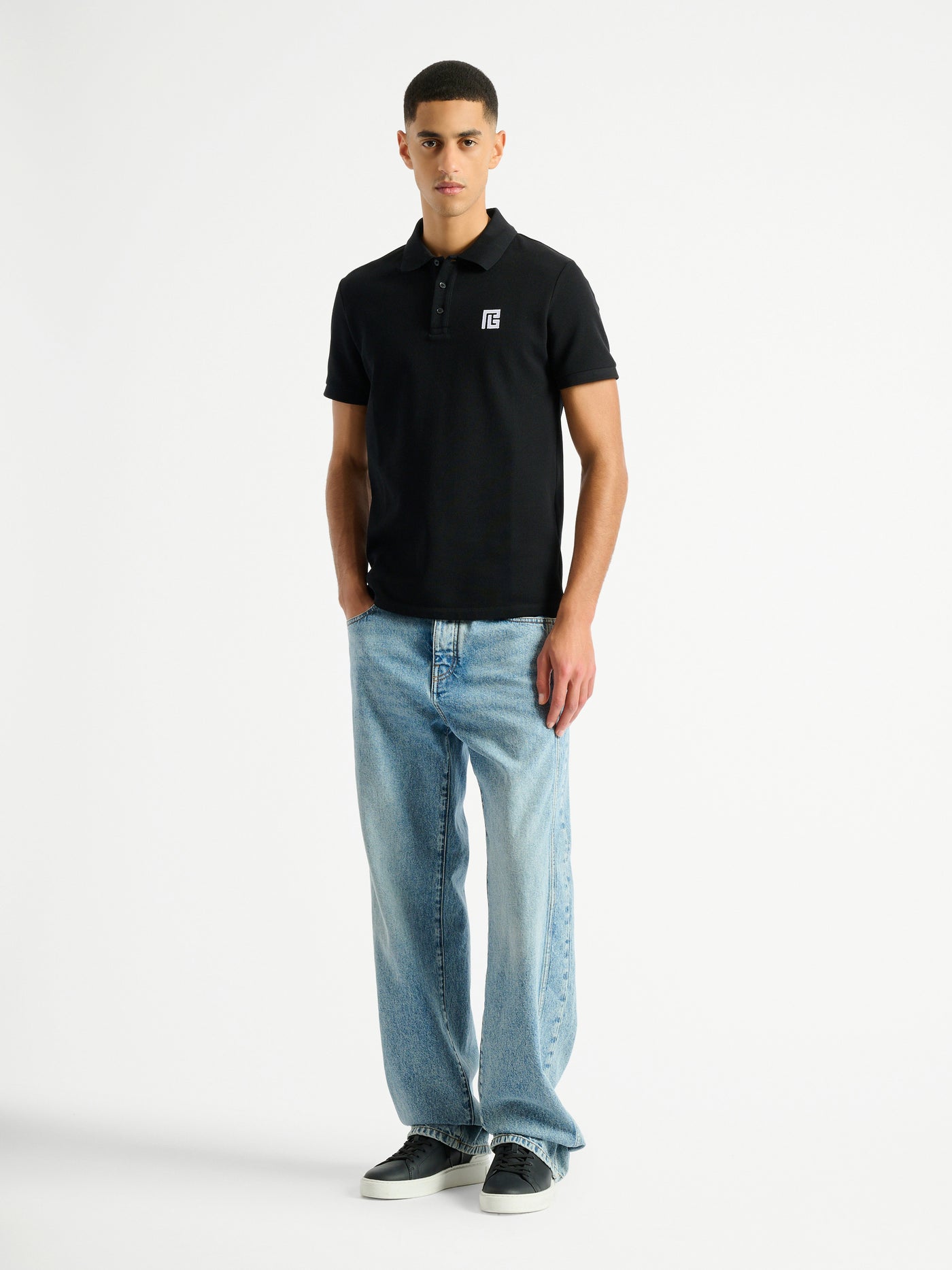 Loose-fit jeans in Light blue denim