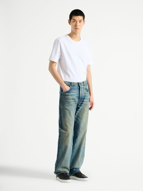 Loose-fit jeans in Vintage blue denim
