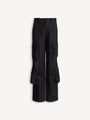 Wool twill cargo pants