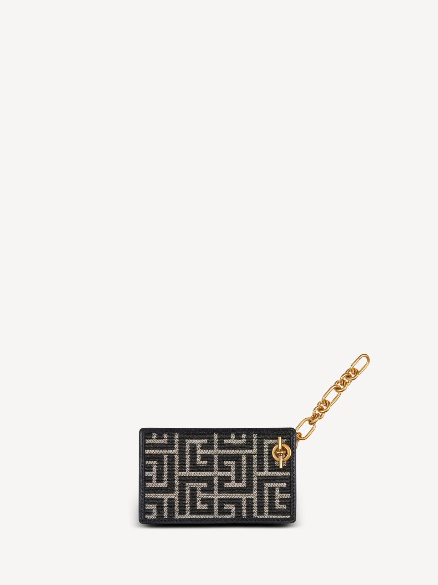 Pulse monogram jacquard card holder
