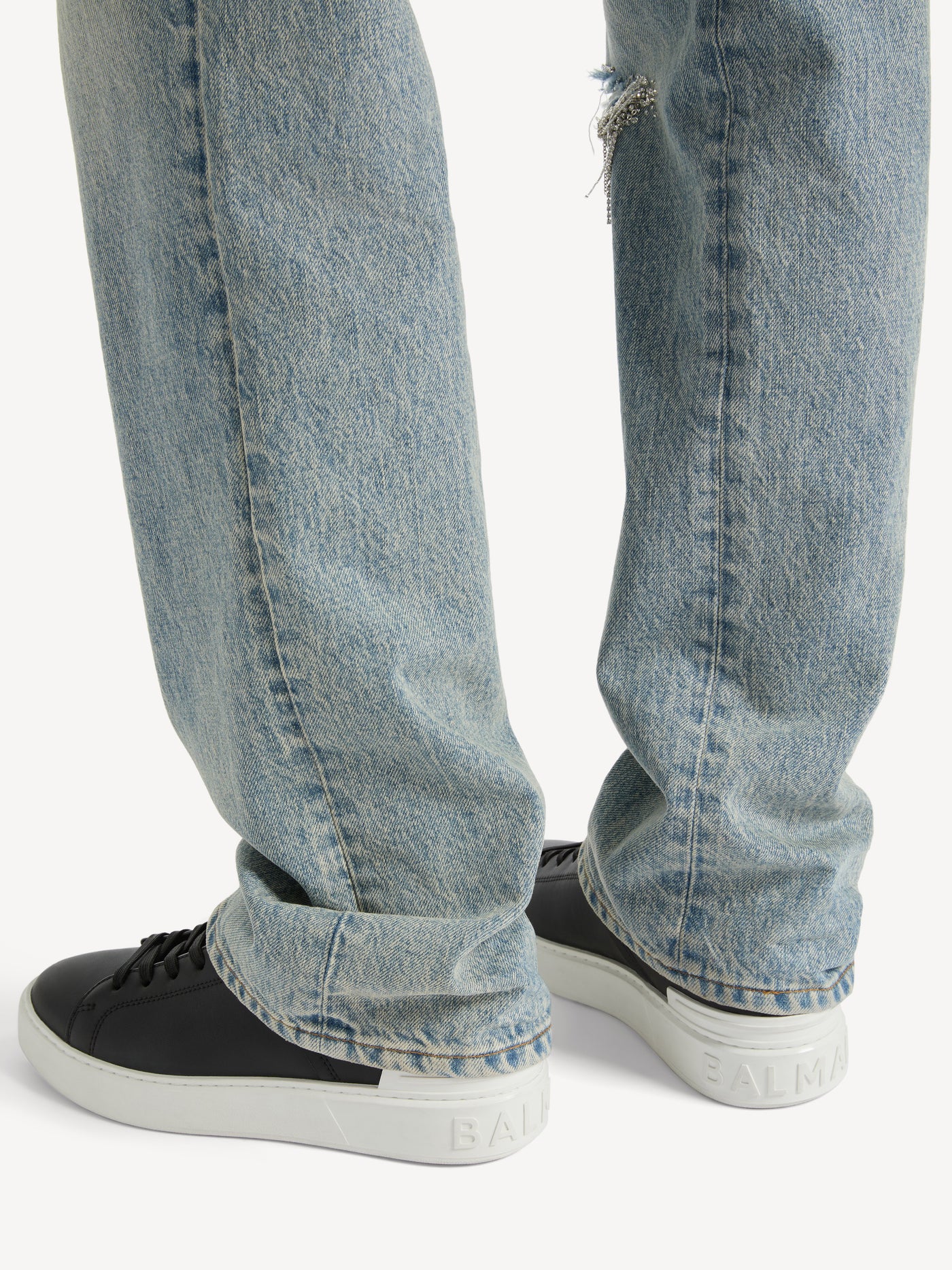 B-Court smooth leather trainers