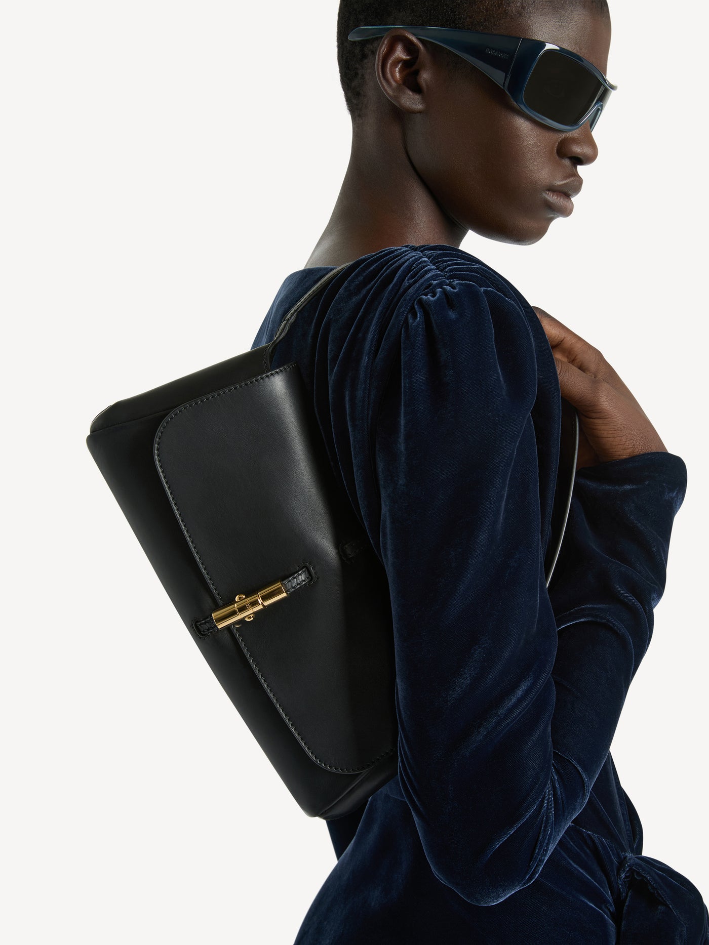 BALMAIN METROPOLIS bag in smooth leather