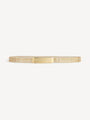 Balmain braided brass belt
