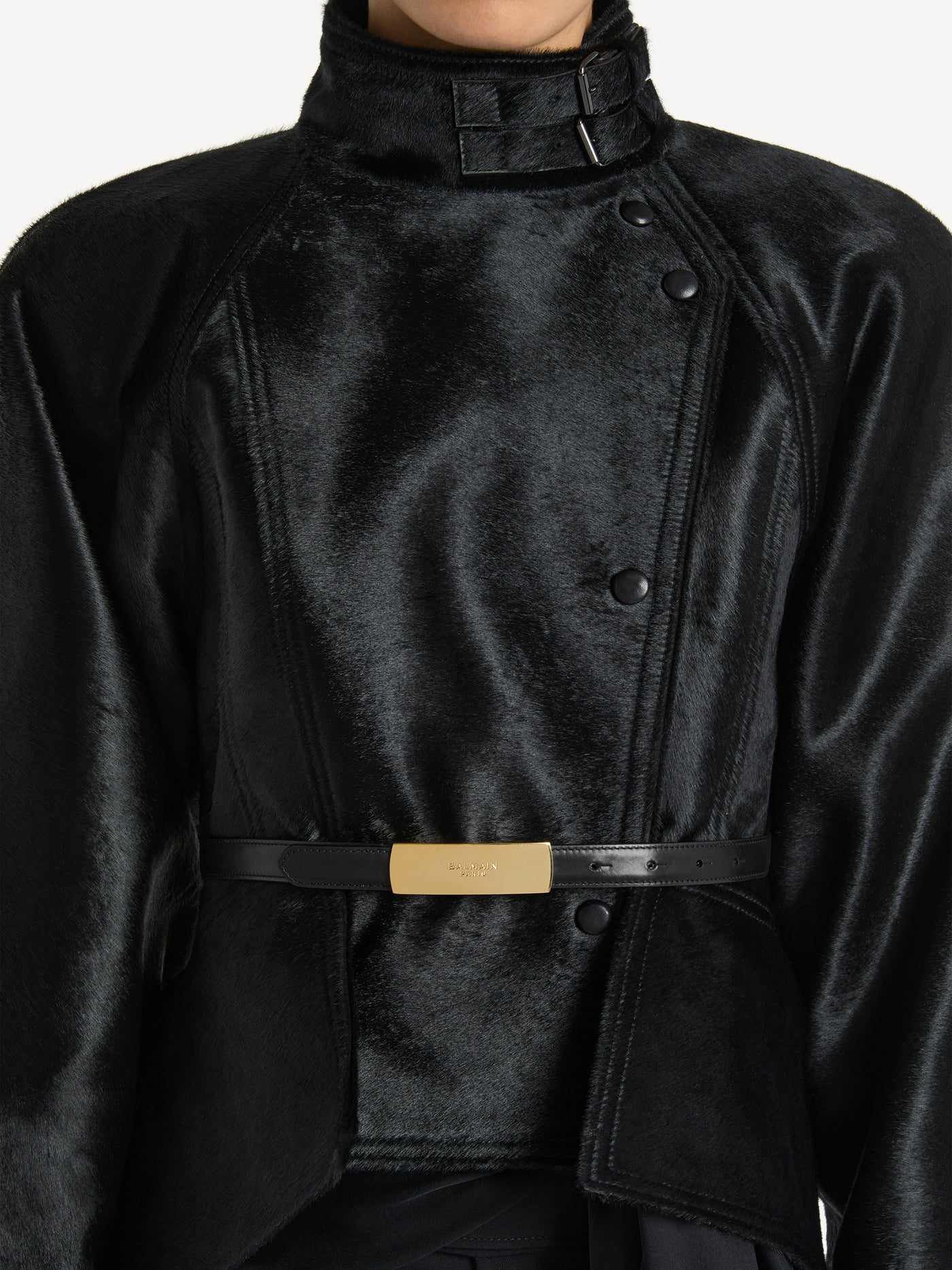 Balmain smooth leather belt