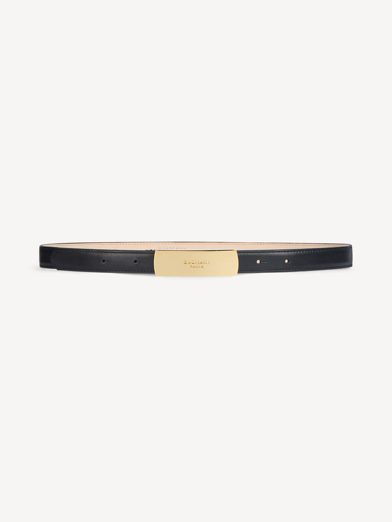 Cinturón Balmain de piel lisa