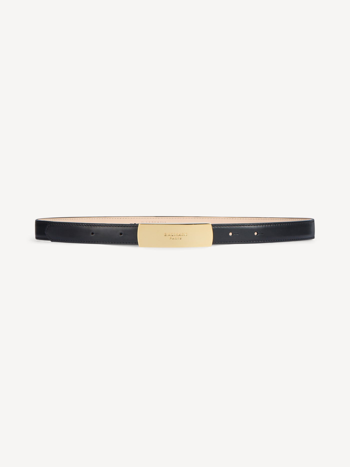 Cinturón Balmain de piel lisa