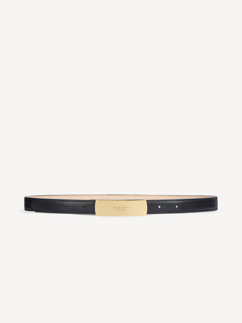 Balmain smooth leather belt