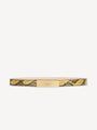 Balmain belt in python-effect leather