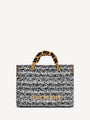 1945 Soft tweed tote bag
